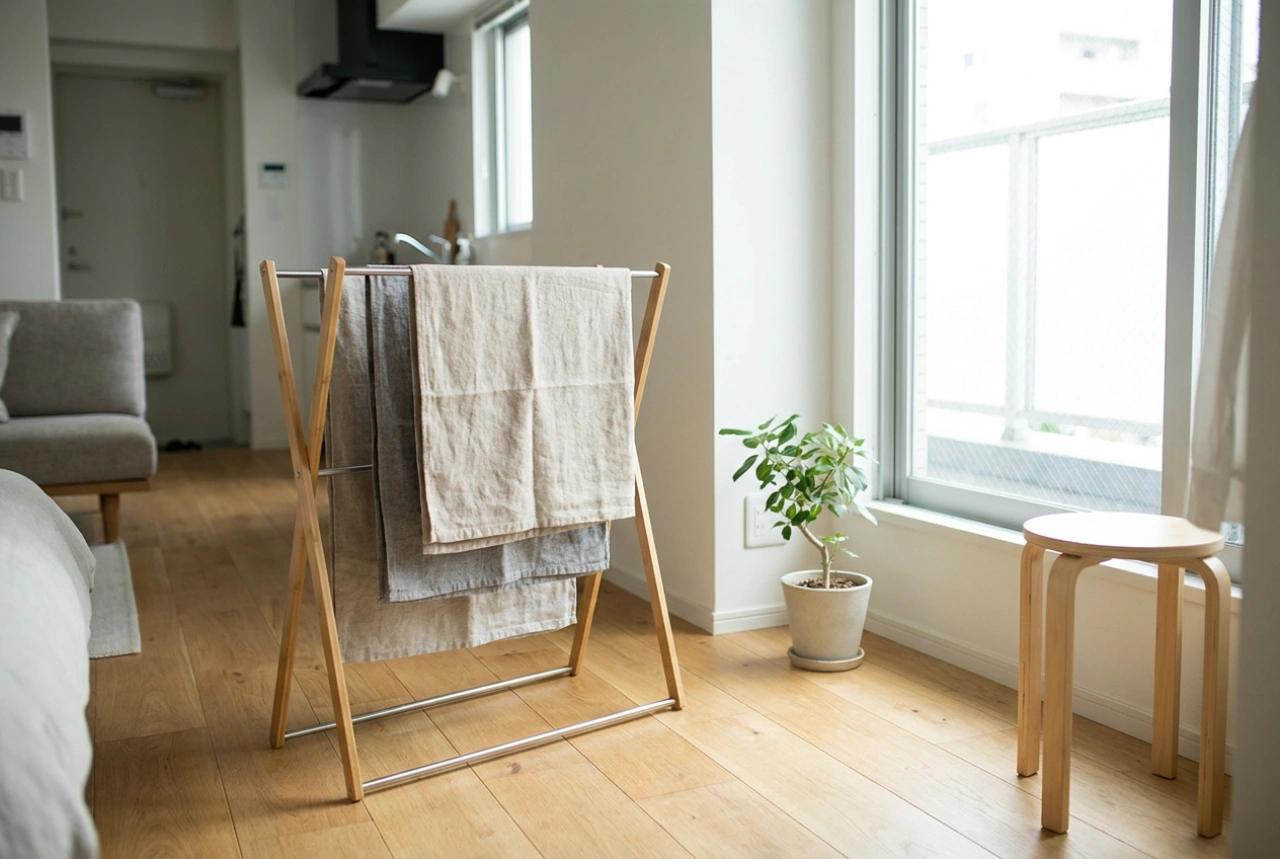 Maximising the Efficiency of a Mini Drying Rack in a Small Apartment