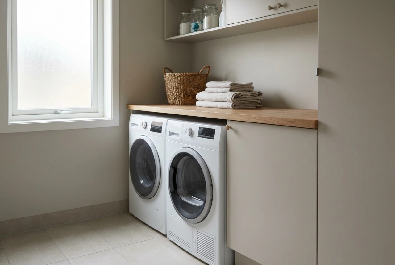 Installing a washer and dryer under a countertop: essential clearance gaps explained