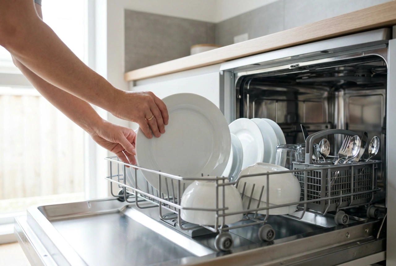 Compact Built-in Dishwasher and the Rules of Efficient Loading