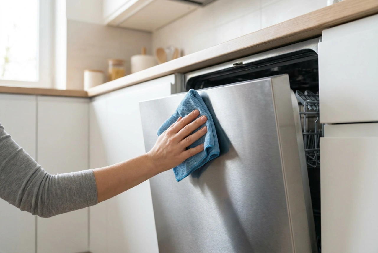 How to Care for the External Panel of an Integrated Dishwasher Daily