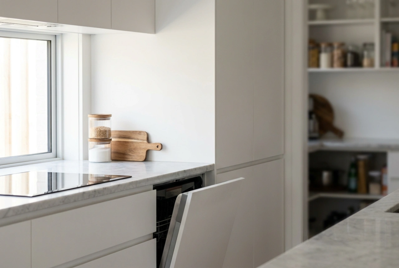 Compact Integrated Dishwashers and the Principles of Kitchen Space Planning