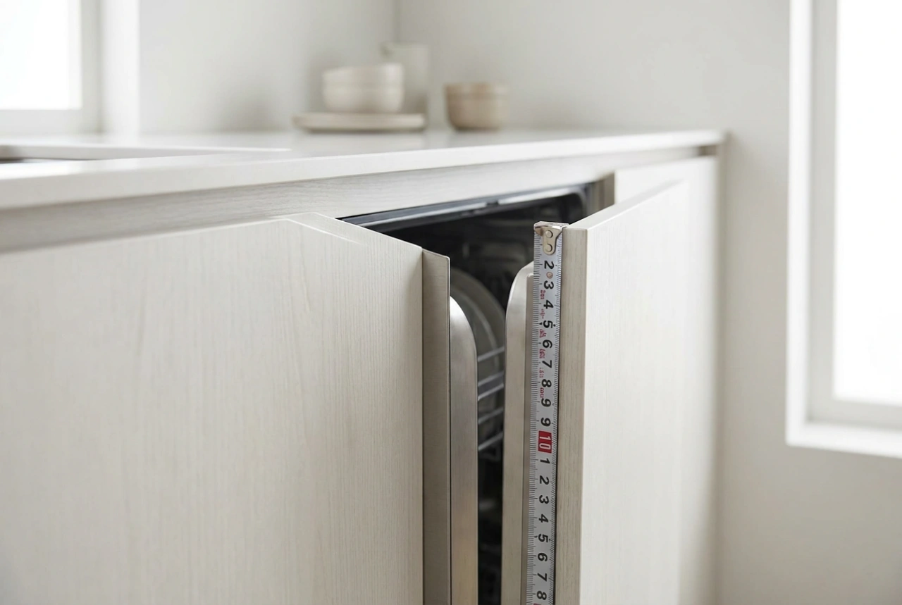 How to Measure the Height of an Integrated Dishwasher Before Buying a Front Panel