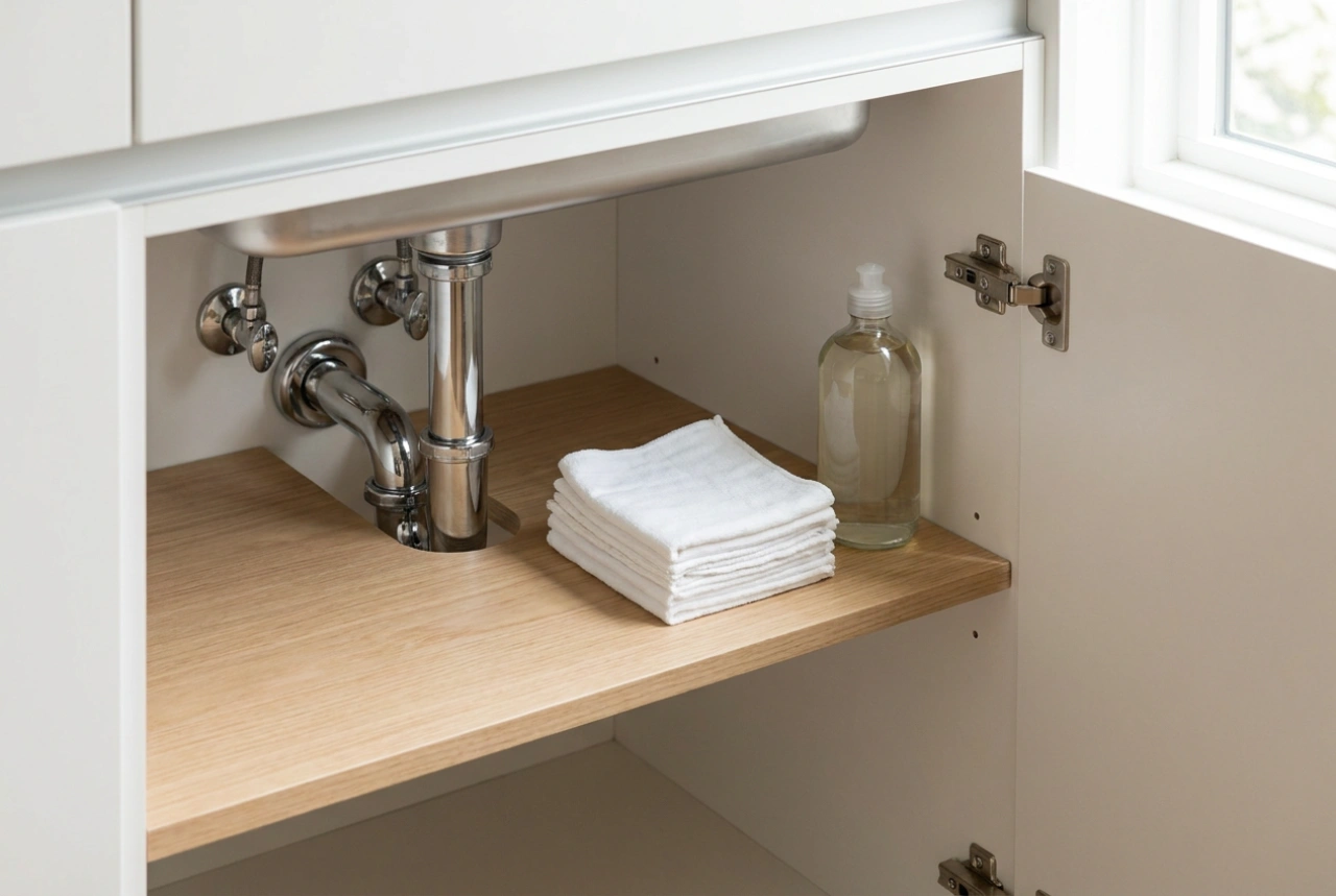 How to Connect a Sink and Dishwasher in One Cabinet