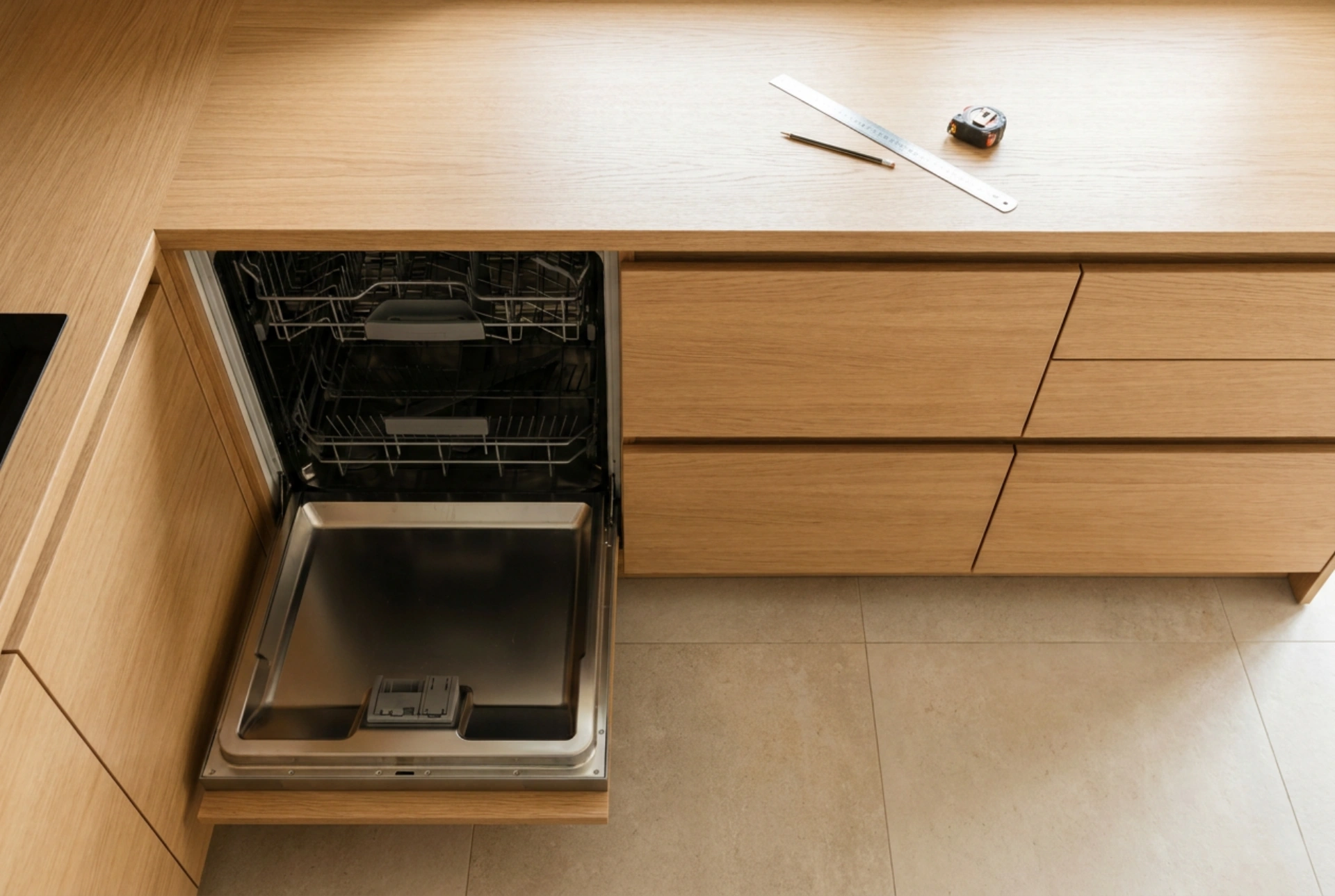 How to Choose the Right Integrated Dishwasher Width for Your Kitchen Layout
