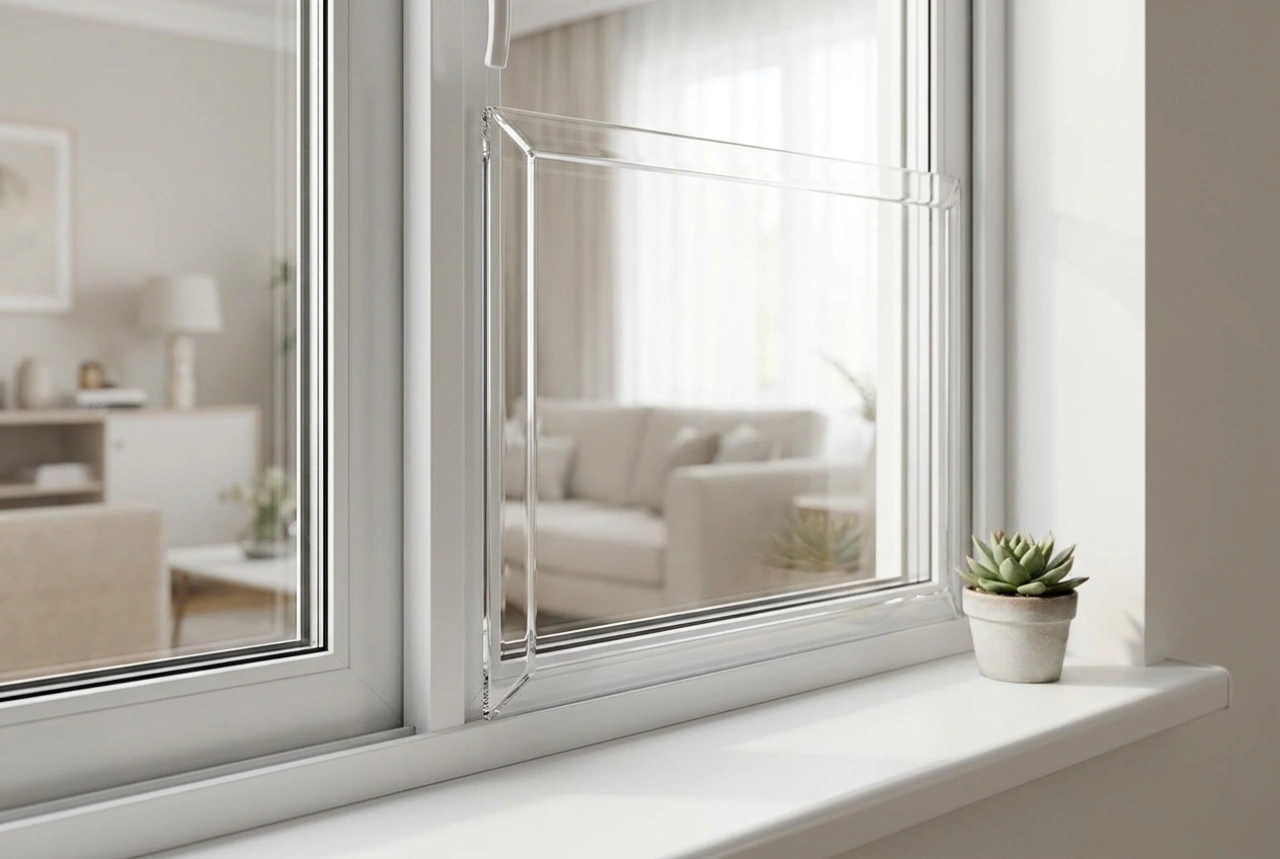 How to Fit an Acrylic Window Panel for a Portable Air Conditioner to Block Heat