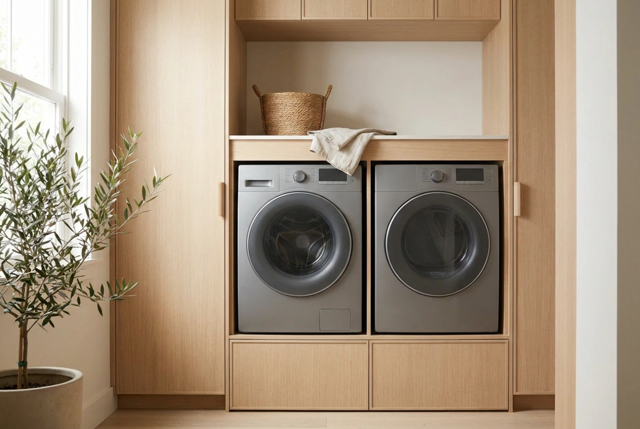 How to Plan a Built-In Washer-Dryer Without Overheating