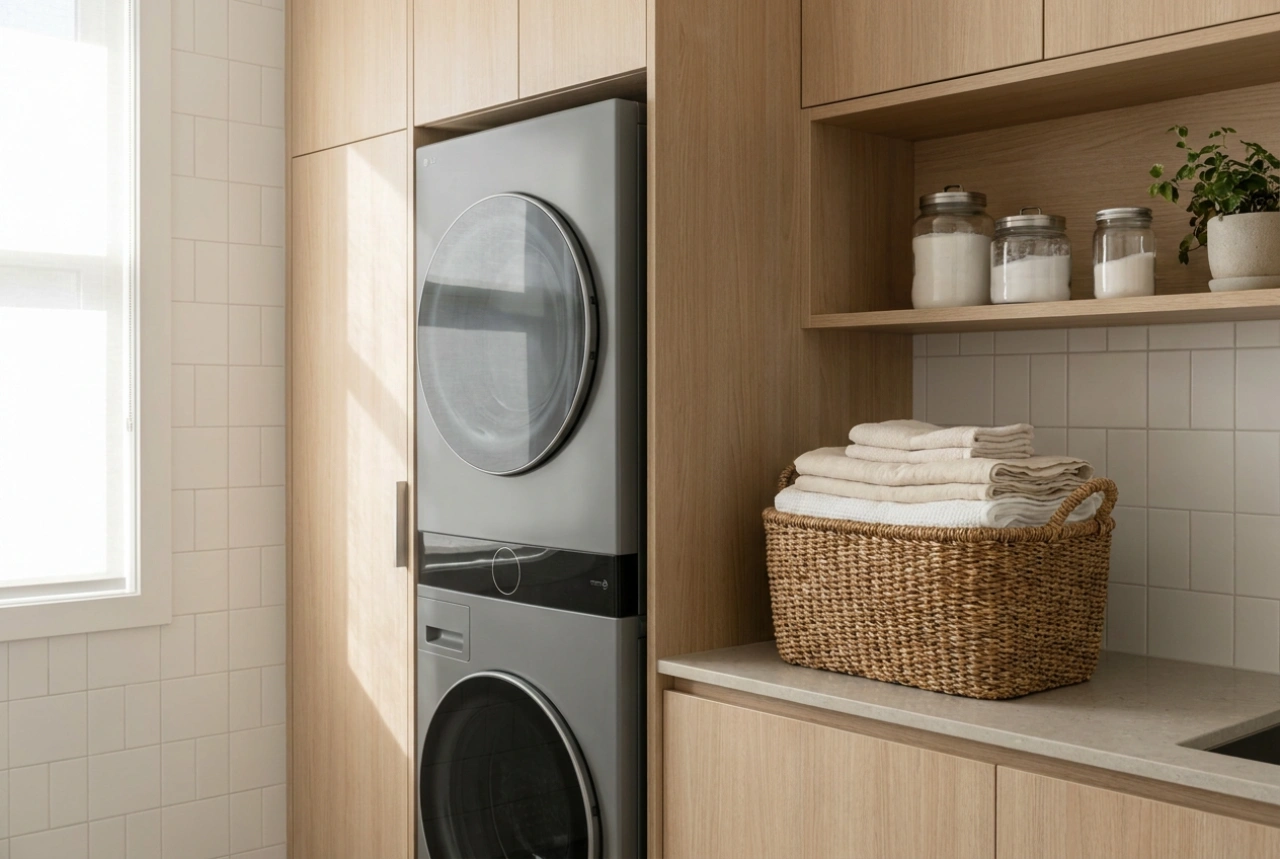 Optimising Laundry Ergonomics: How to Position Your Washer and Dryer
