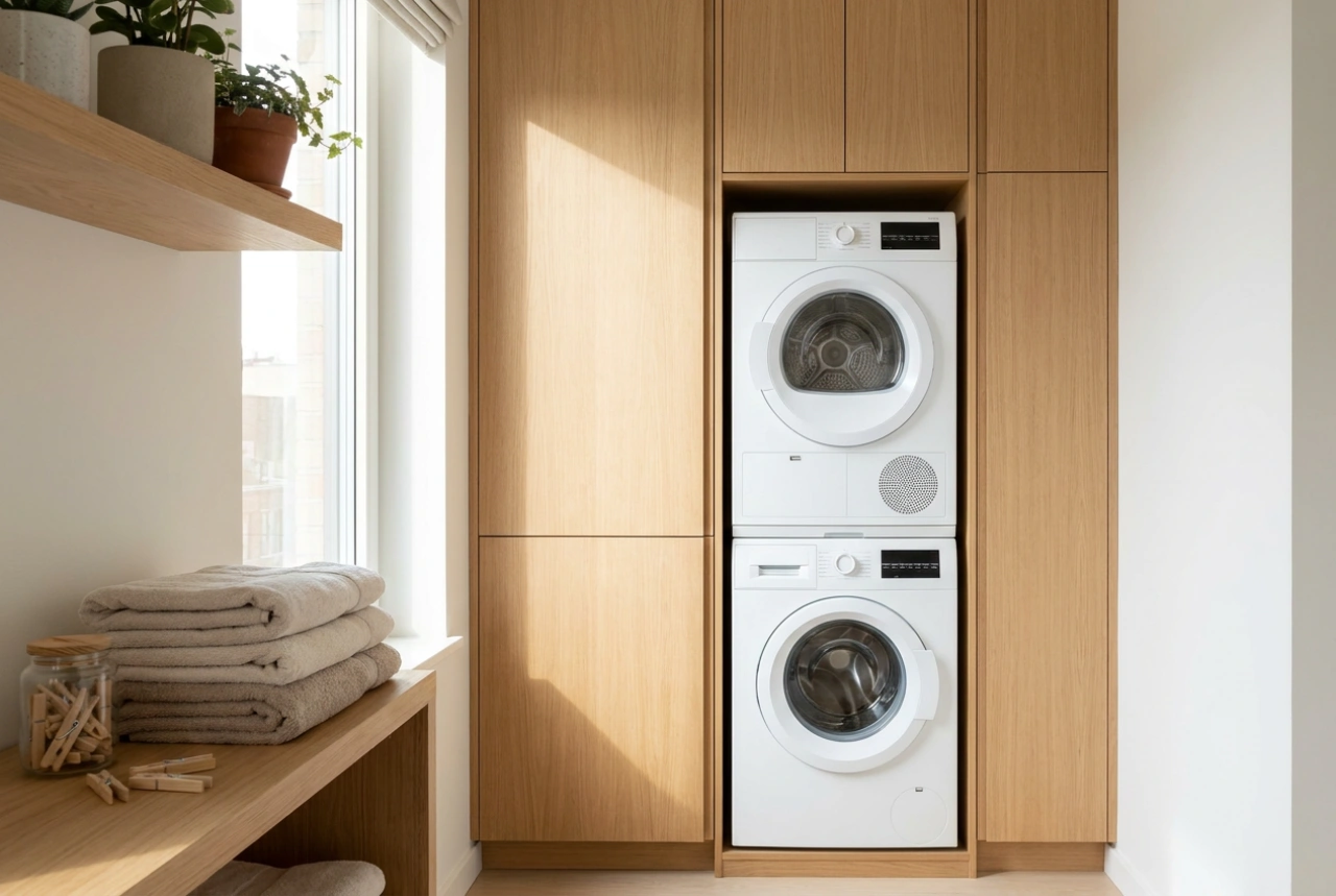 How to Plan a Washer and Dryer Setup in a Small Space