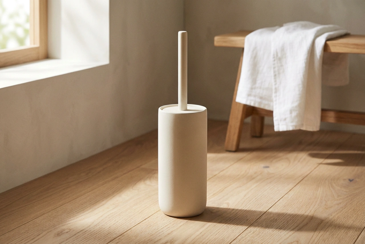 How to Position a Toilet Brush and Paper Stand Hygienically