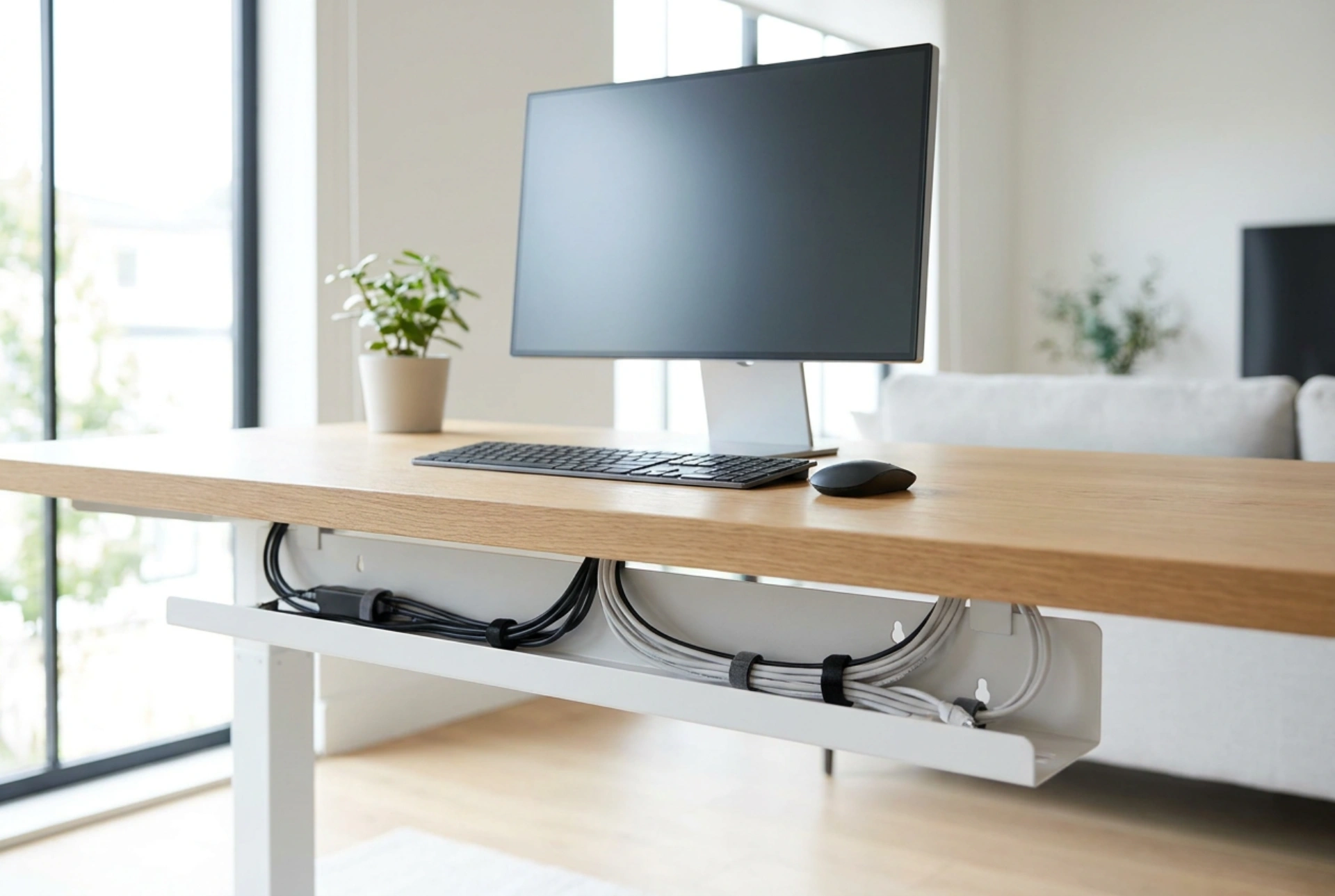 How to Install an Under-Desk Cable Organizer and Reclaim Your Workspace