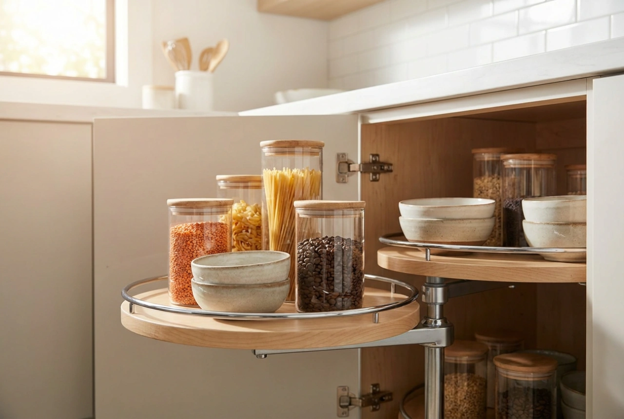 How to Organize and Optimize Corner Cabinets Without Wasting Space