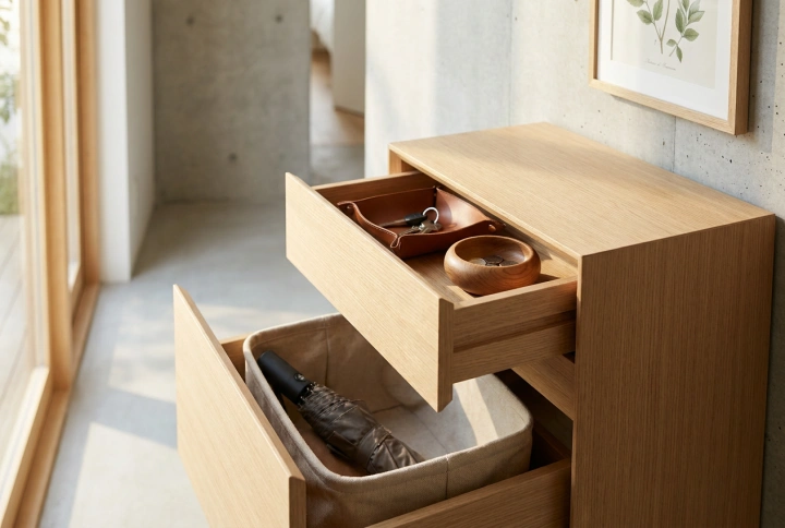 How to Optimize a Narrow Hallway Cabinet for Outgoing Items