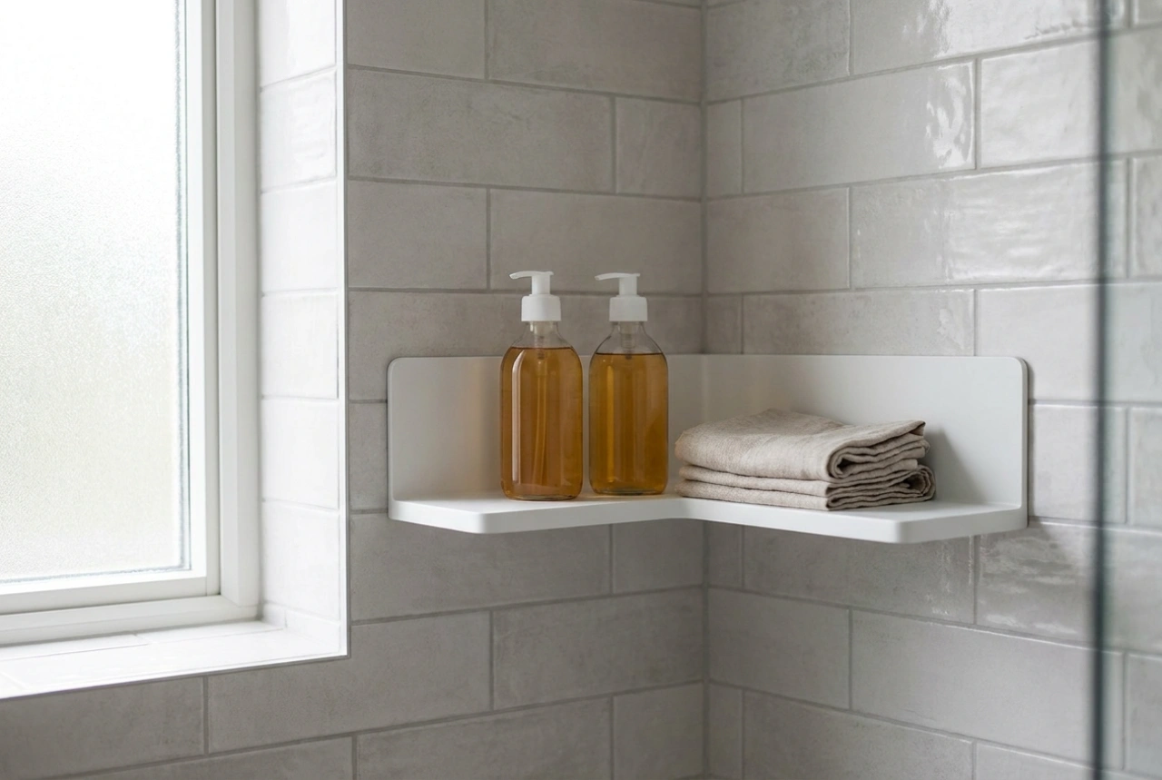 Organising the Bathroom: Why a Hanging Corner Shelf Clears Basin Clutter