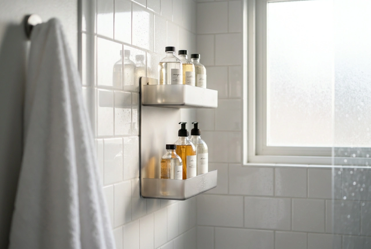 Hanging Plastic Shower Shelves: How to Maintain Order and Prevent Soap Scum Build-Up