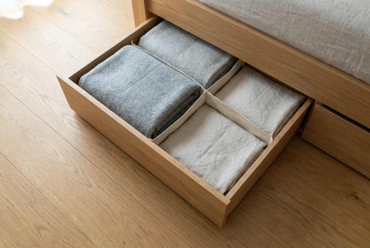 How to Use Under-Bed Storage Boxes on Wheels Without Creating Clutter