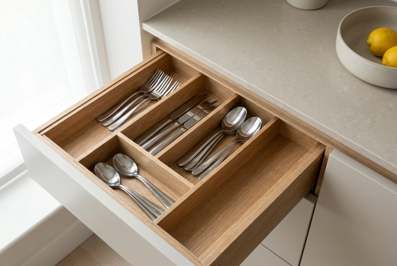 Optimising Kitchen Drawers: The Science of Cutlery Inserts and Utensil Organisation