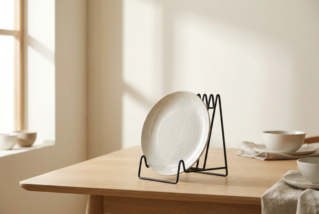 How to Safely Display Decorative Plates on a Stand