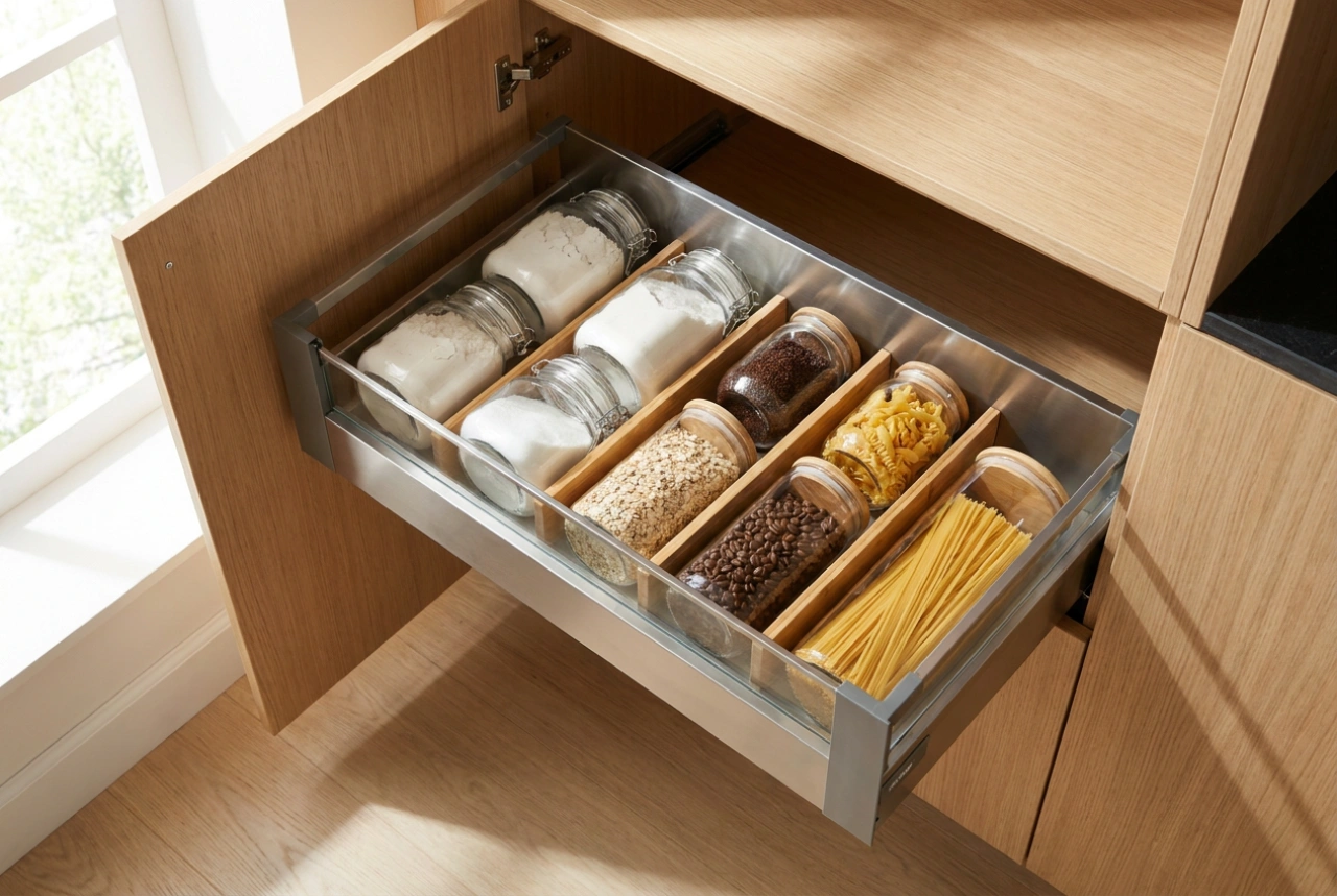 Pull-Out Cabinet Organisers: Maximising Kitchen Storage and Accessibility