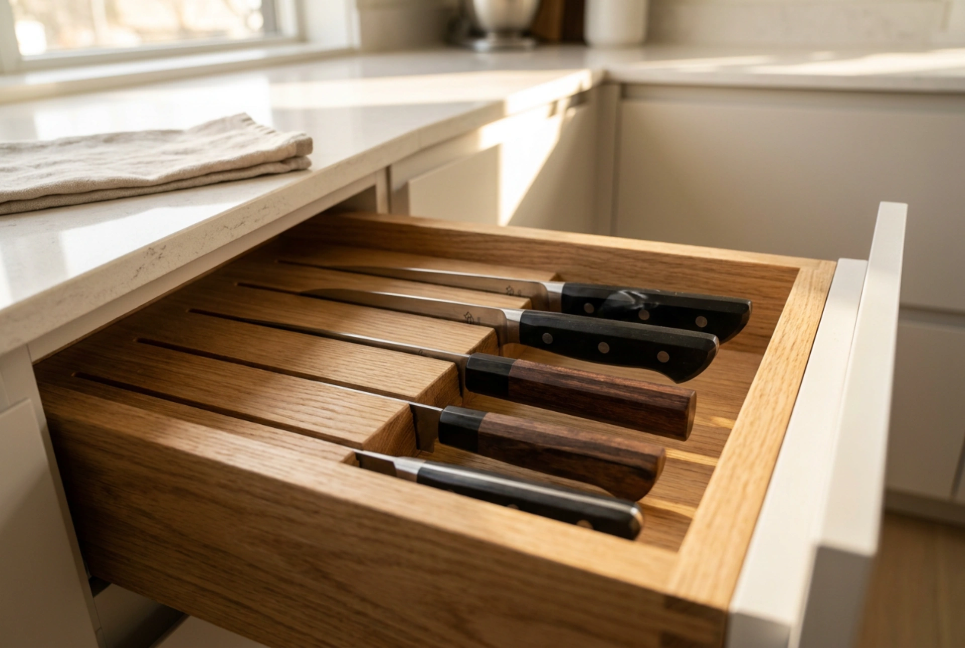 How to Store Knives in a Drawer Insert Without Dulling the Blades
