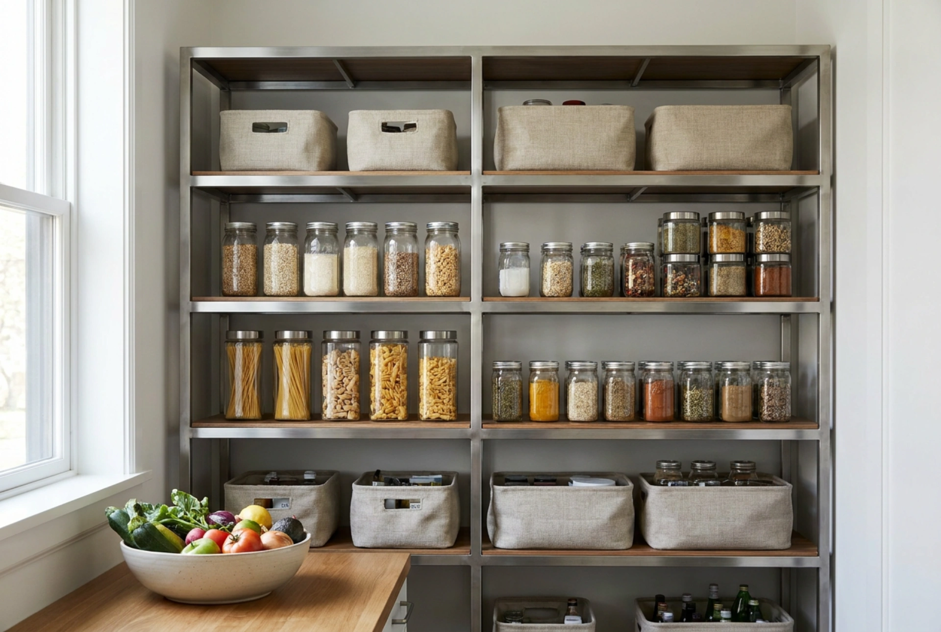 How to Utilize Metal Shelving Units for Efficient Home Pantry Storage