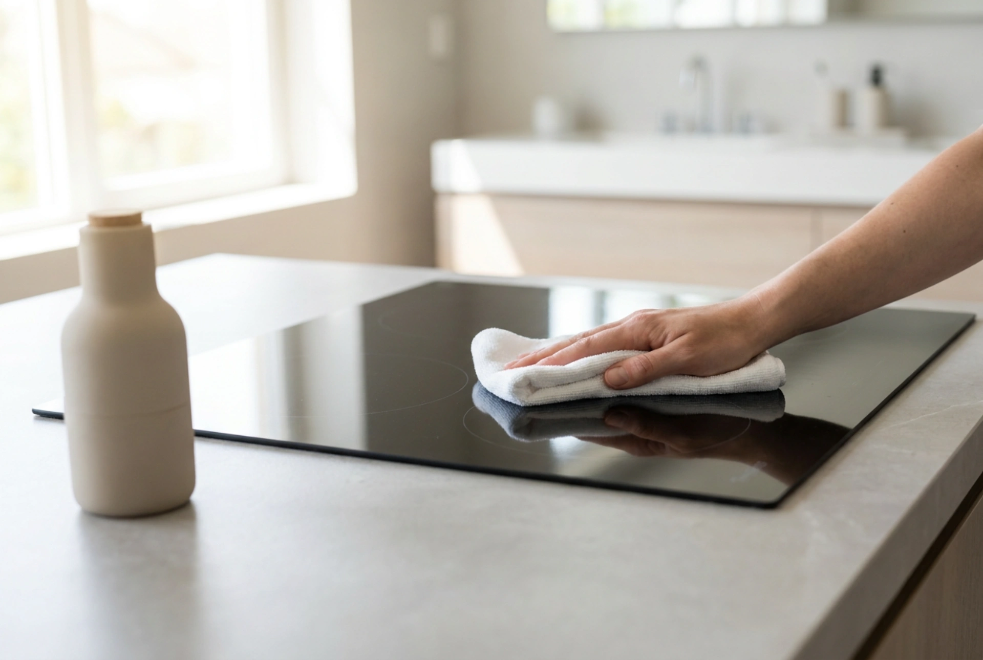 How to Use Induction Hob Cleaner Without Streaks and Scratches