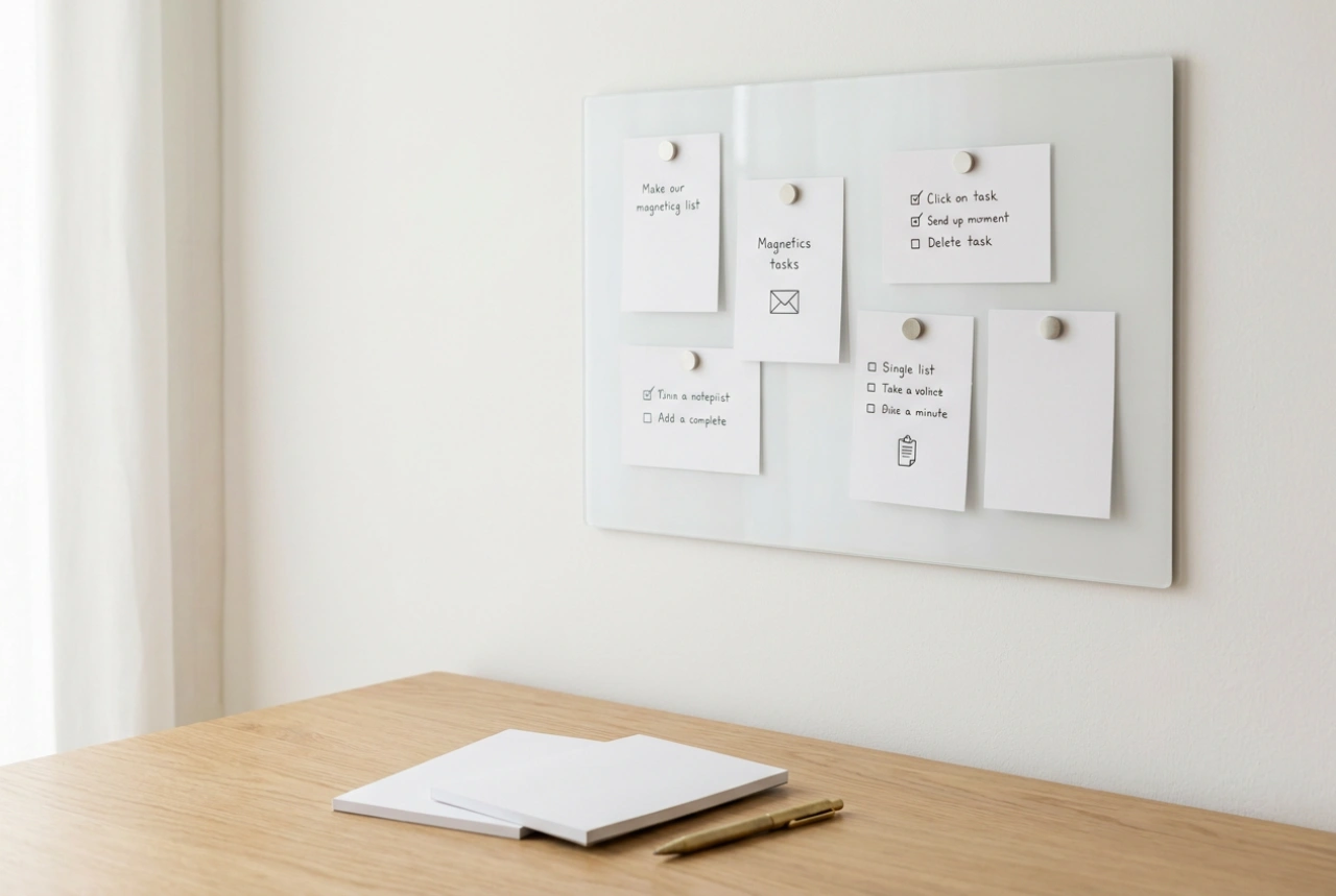 How to Use an Over-Desk Board for Effective Task Planning