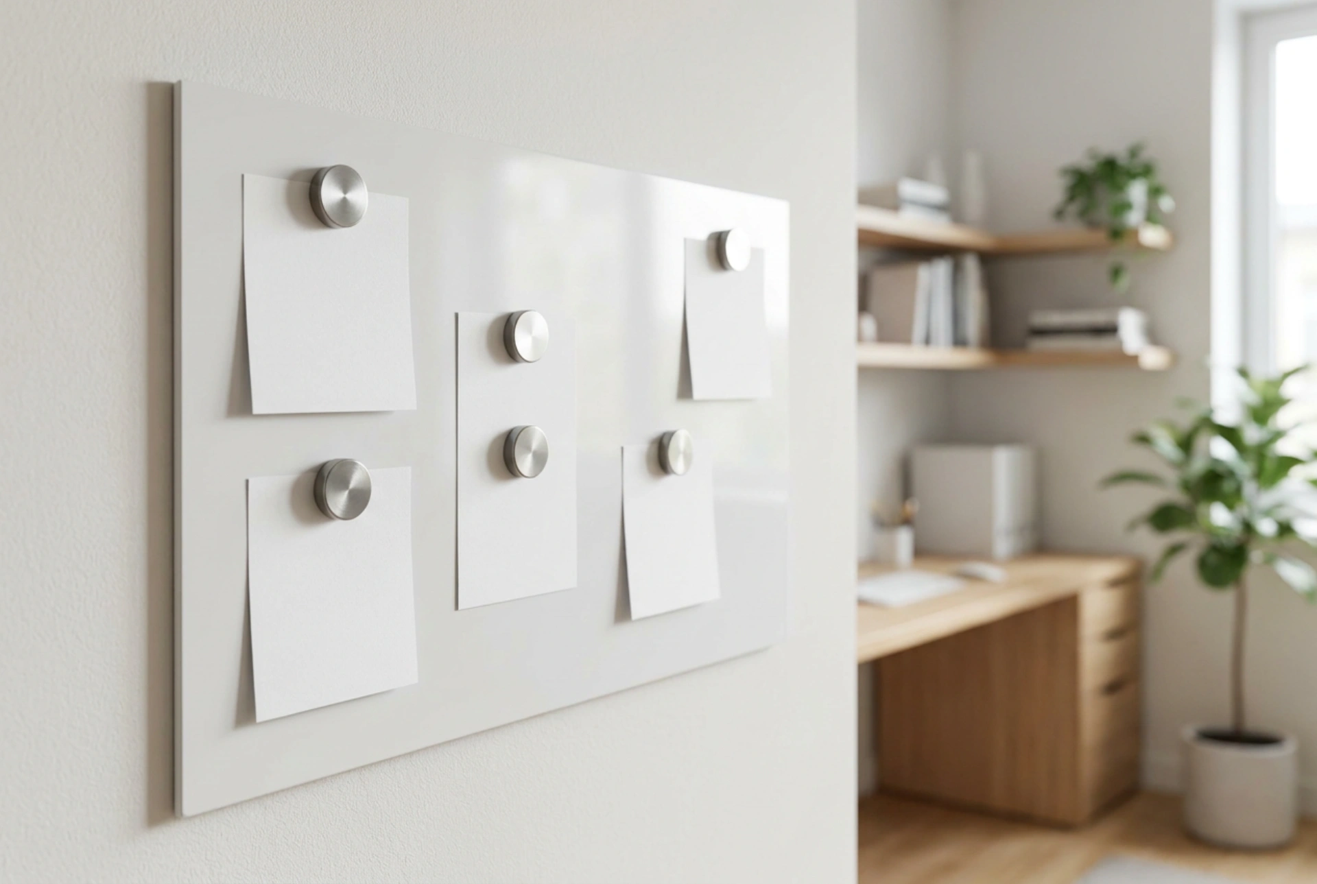 How to Optimize a Wall-Mounted Magnetic Board for Home Organization