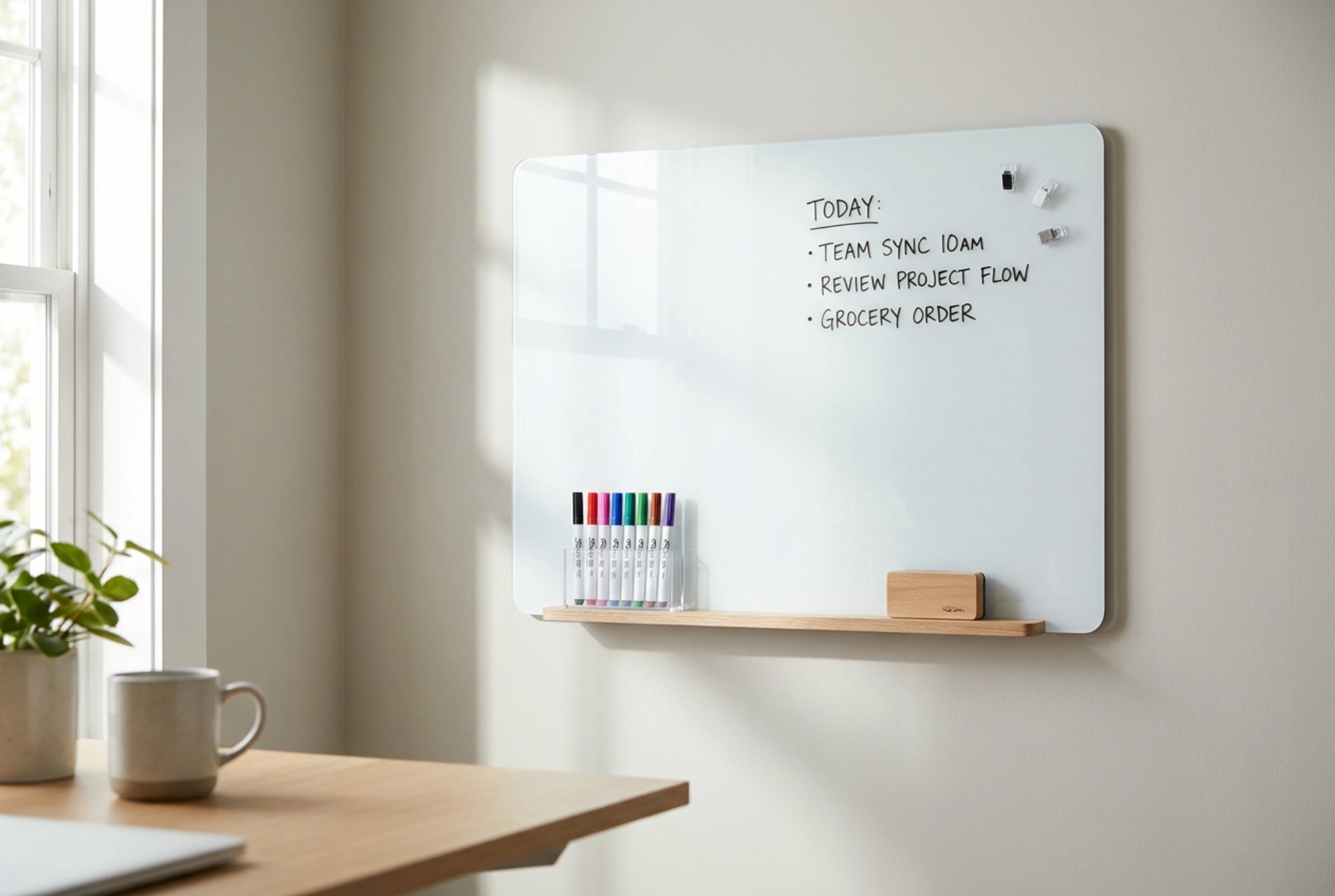 Using a Dry-Erase Whiteboard in a Child's Daily Study Routine