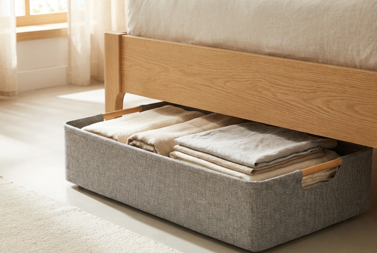 How to Use Under-Bed Wheeled Storage Bins Without Creating Clutter