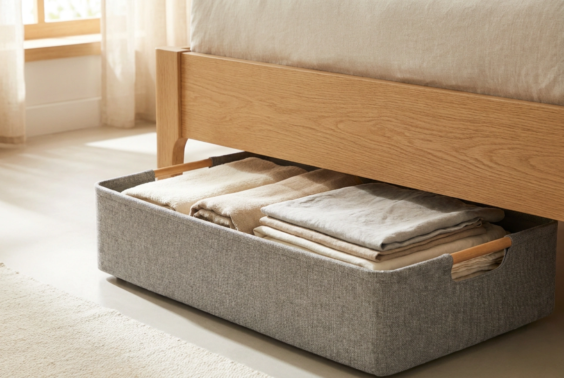 How to Use Under-Bed Wheeled Storage Bins Without Creating Clutter