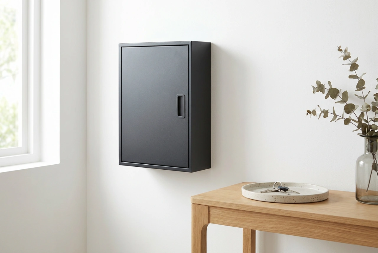 How a Metal Key Cabinet Keeps Your Entryway Organised