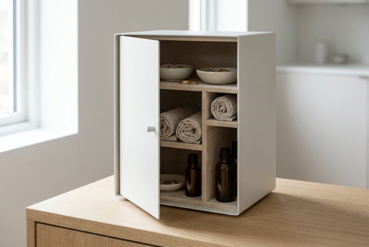 Organising Small Valuables in Compact Lockable Cabinets
