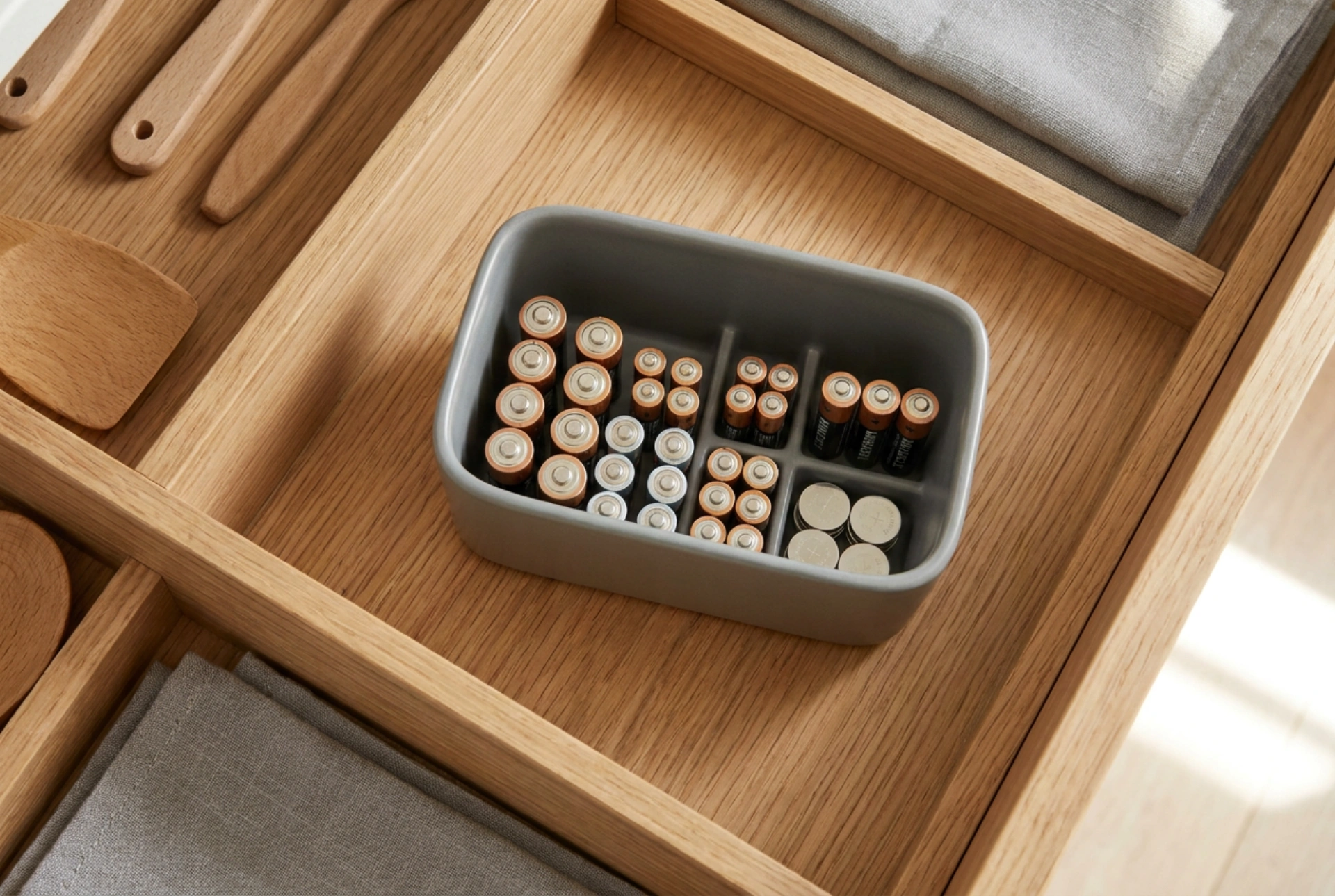 How to Safely Store Used Batteries in a Household Container