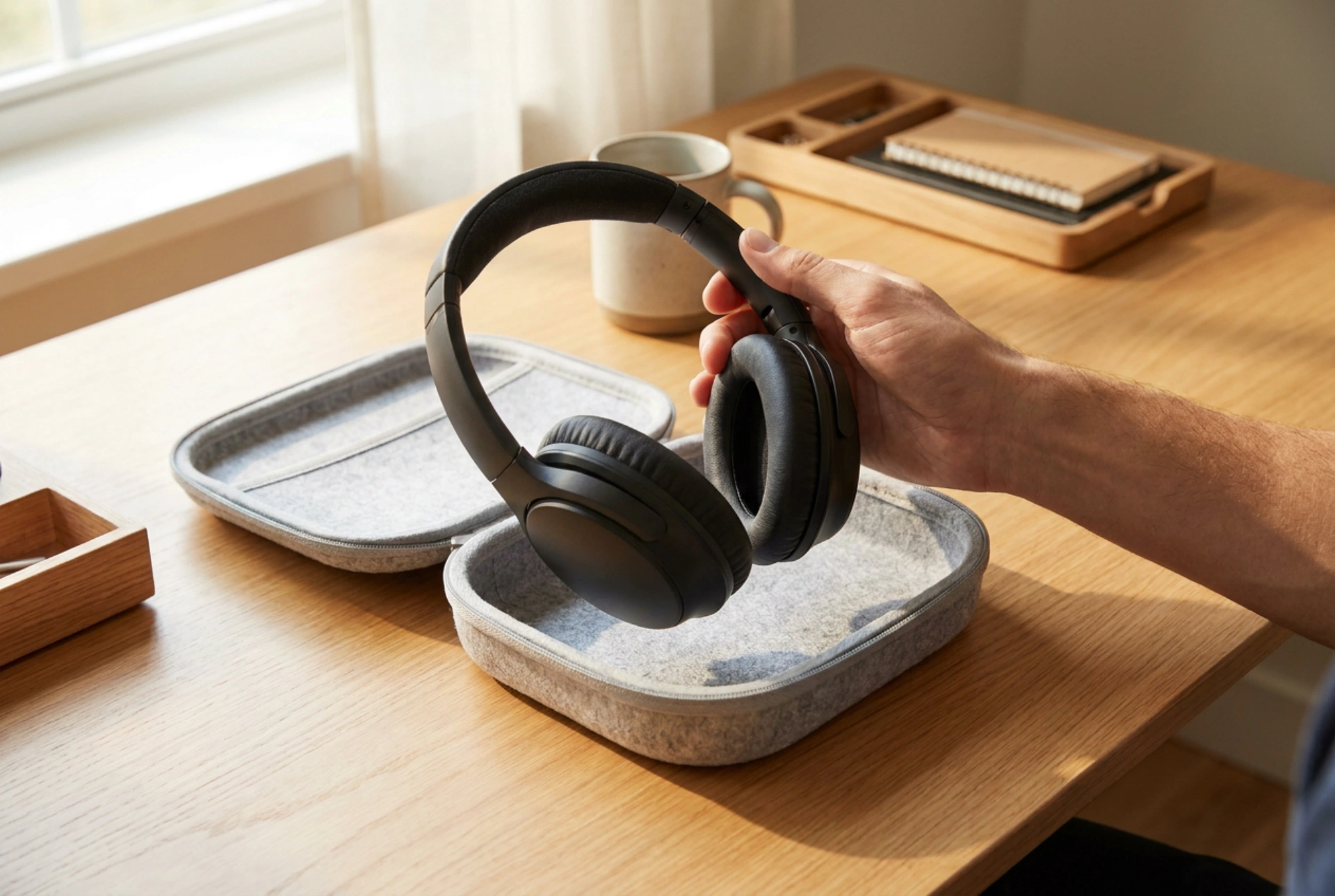 How to Store Over-Ear Headphones in a Case Without Deformation