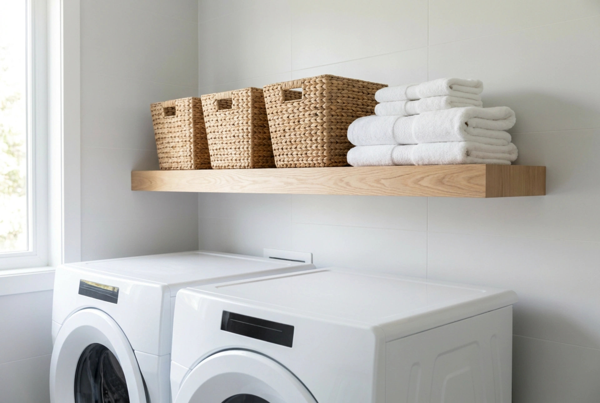 Shelving Above the Washer and Dryer: Optimising Laundry Room Storage and Stability