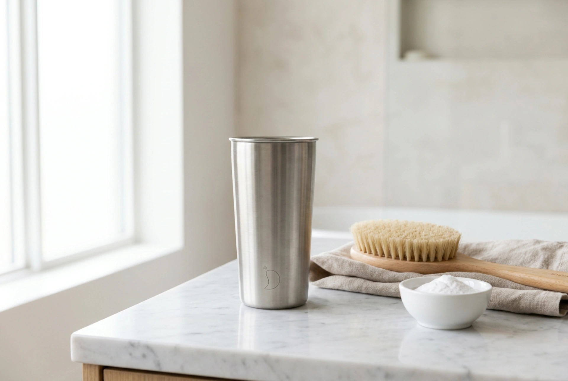 How to Clean Stubborn Coffee Stains from a Stainless Steel Travel Mug