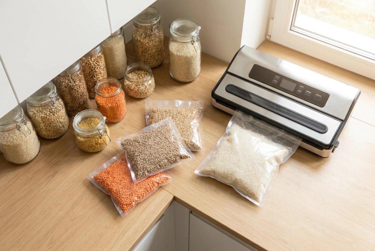Effective Food Pantry Organisation Using a Vacuum Sealer
