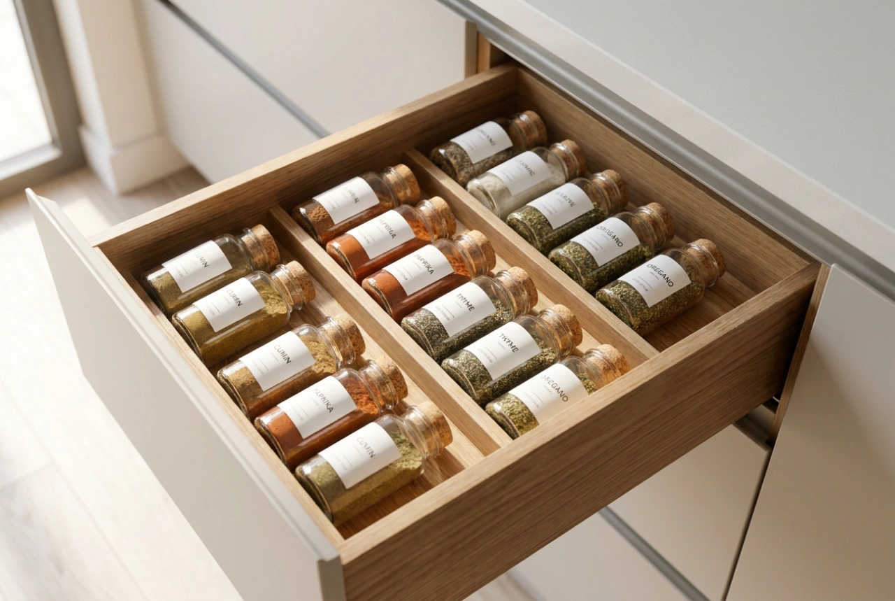How a Cabinet Spice Organizer Improves Inventory Visibility