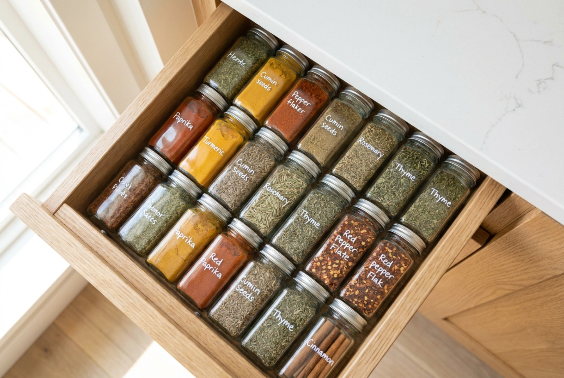 How Glass Spice Jars Bring Order to Your Kitchen Supplies