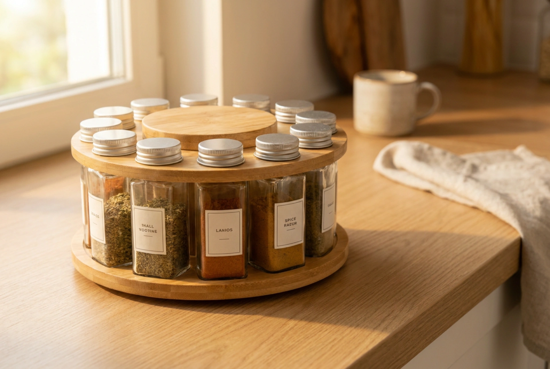 When a Rotating Spice Organiser Is More Practical Than a Shelf