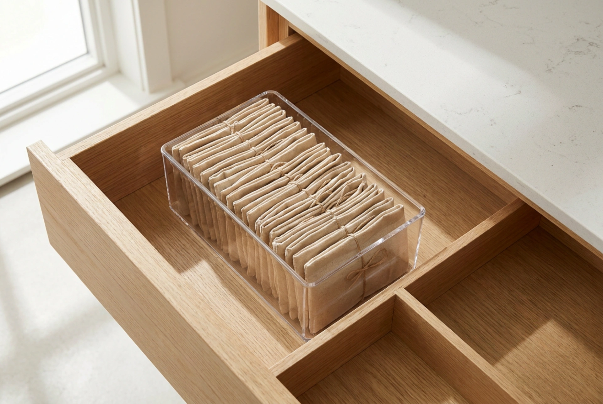 How to Organise Spice Pouches in a Single Container