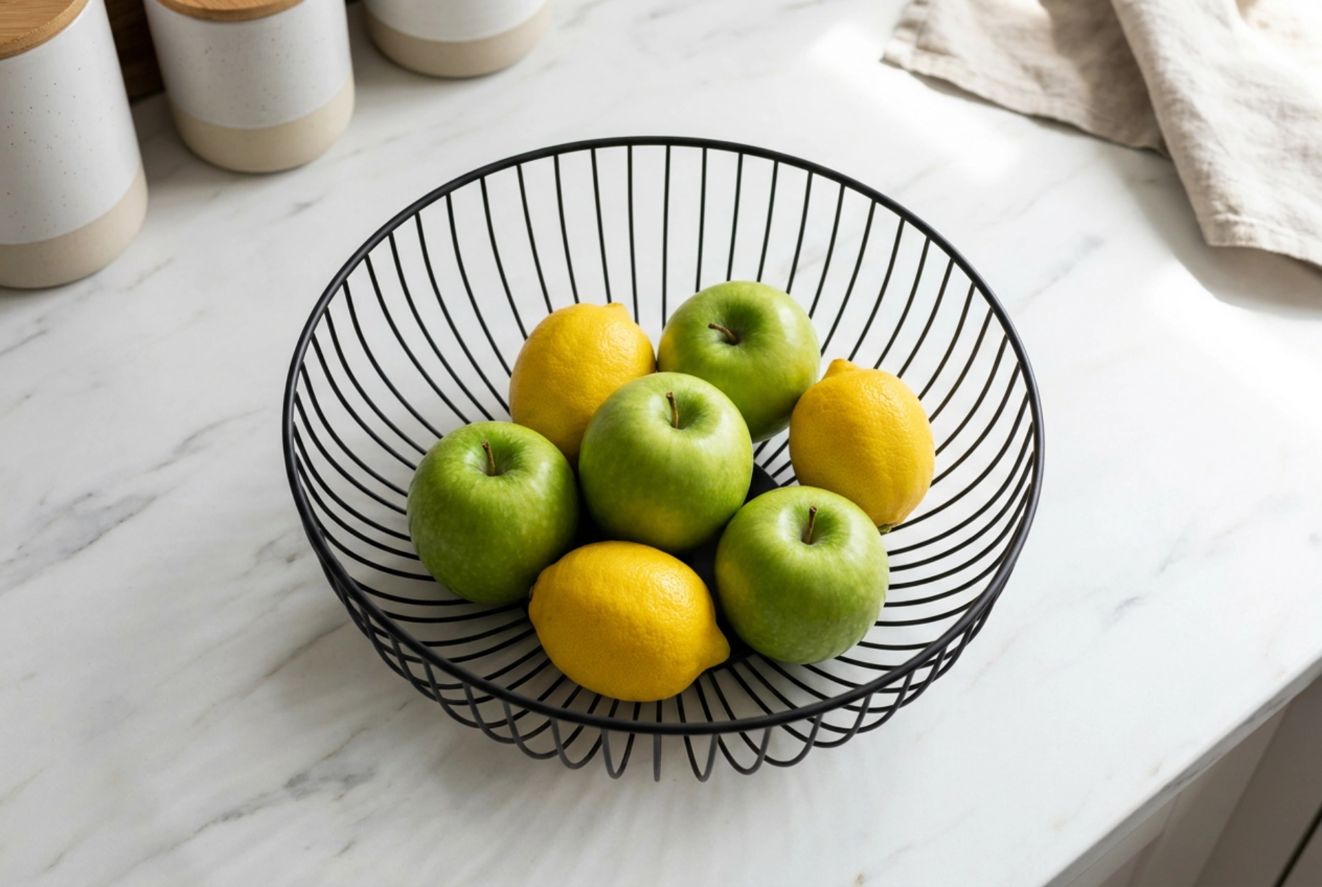 How to Store Fruit in a Metal Basket to Ensure Optimal Air Circulation