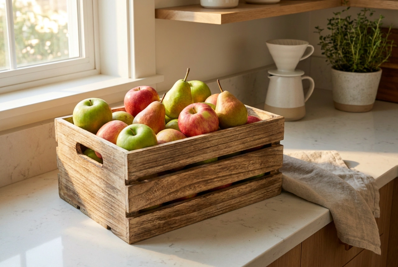 How to Arrange Fruit in Wooden Crates to Keep Them Fresh Longer