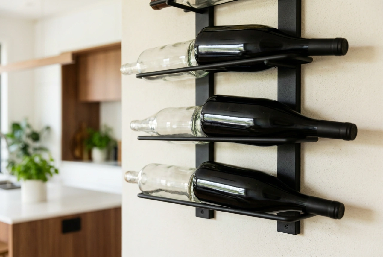 How to Position a Wall-Mounted Wine Rack for Optimal Bottle Stability