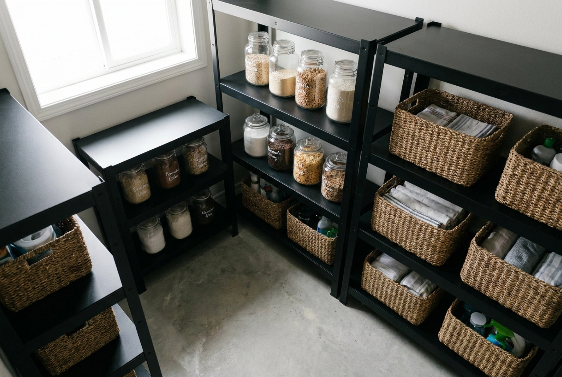 How to Plan Metal Shelving for Basement Home Pantry Storage