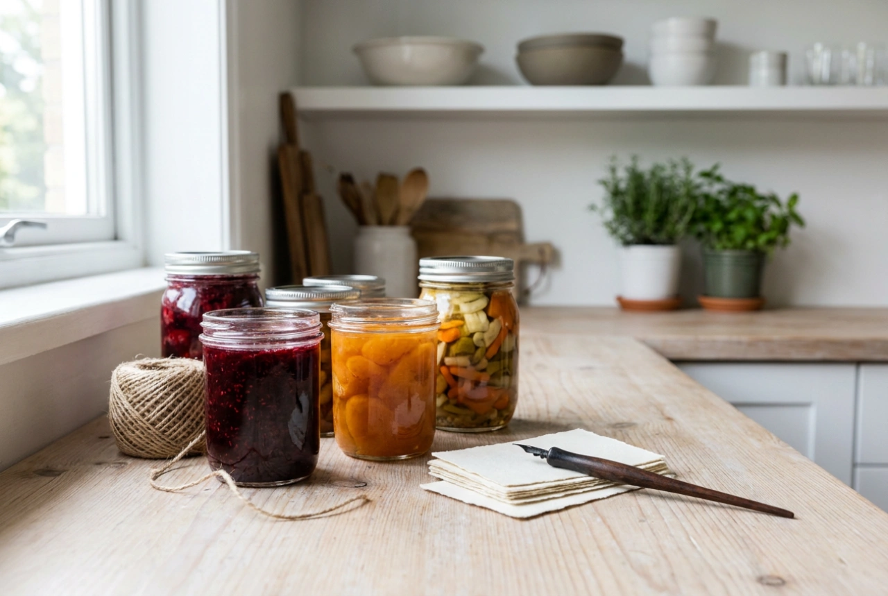 How to Design and Print Durable Self-Adhesive Labels for Home Preserves