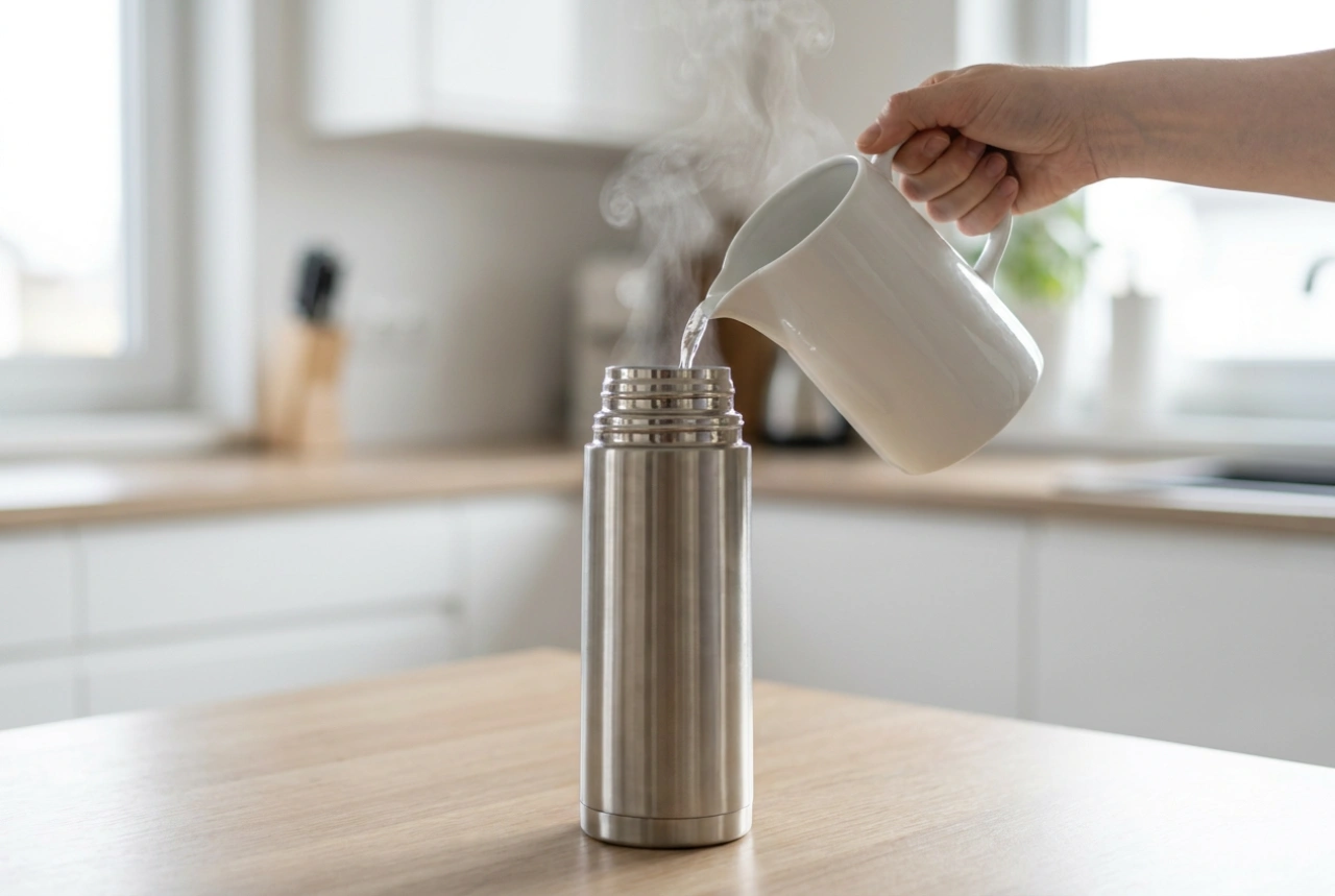 How to Prepare a Thermos to Keep Drinks Hot Longer