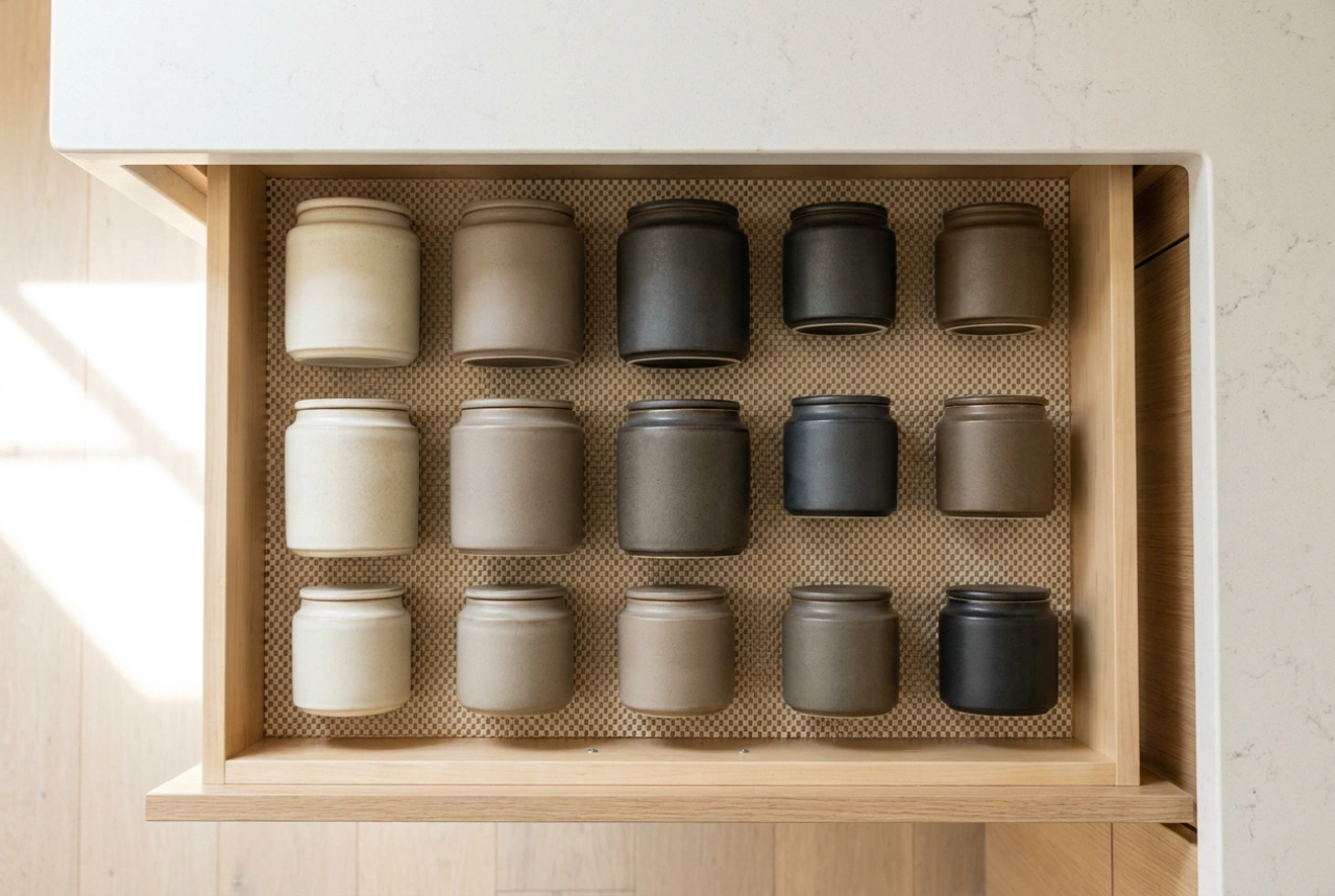 How to Organise Ceramic Kitchen Jars in Cabinets