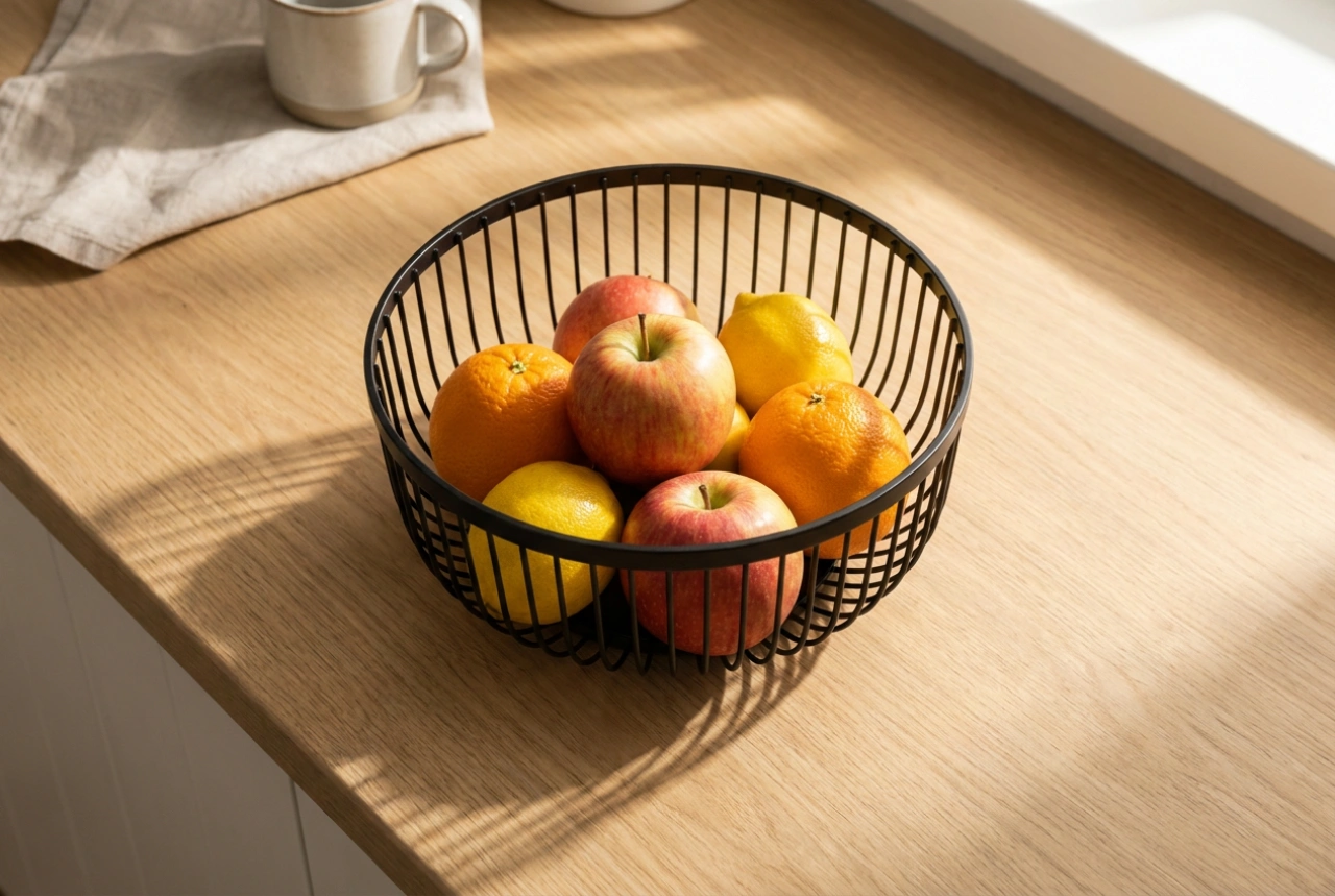 How to Optimise Air Circulation for Fruit in a Metal Wire Basket