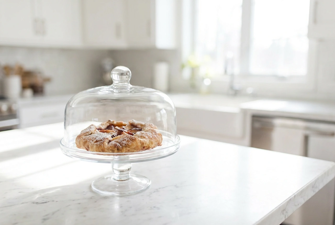 How to Store Baked Goods on a Cake Stand with a Dome Lid